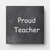 Proud docer Chalkboard Design Gift Idee Fotoplaat (Voorkant)