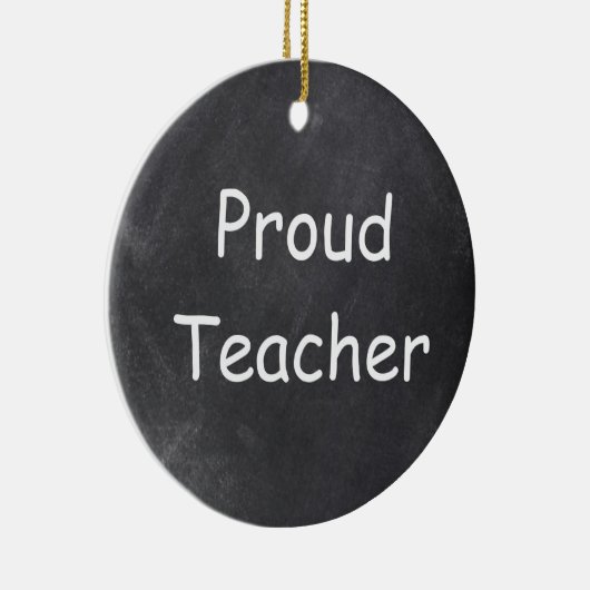 Proud docer Chalkboard Design Gift Idee Keramisch Ornament (Rechts)