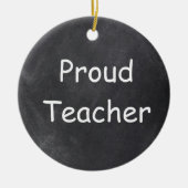 Proud docer Chalkboard Design Gift Idee Keramisch Ornament (Voorkant)