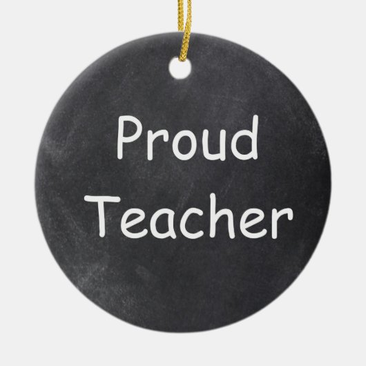 Proud docer Chalkboard Design Gift Idee Keramisch Ornament (Voorkant)