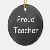 Proud docer Chalkboard Design Gift Idee Keramisch Ornament (Links)