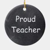 Proud docer Chalkboard Design Gift Idee Keramisch Ornament (Achterkant)