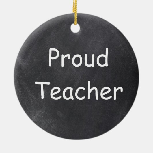 Proud docer Chalkboard Design Gift Idee Keramisch Ornament (Achterkant)