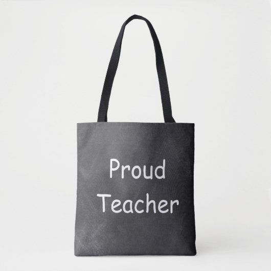 Proud docer Chalkboard Design Gift Idee Tote Bag (Voorkant)