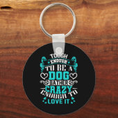 Proud Dog Bather Insrational Quotes Funny Groomer Sleutelhanger (Voorkant)