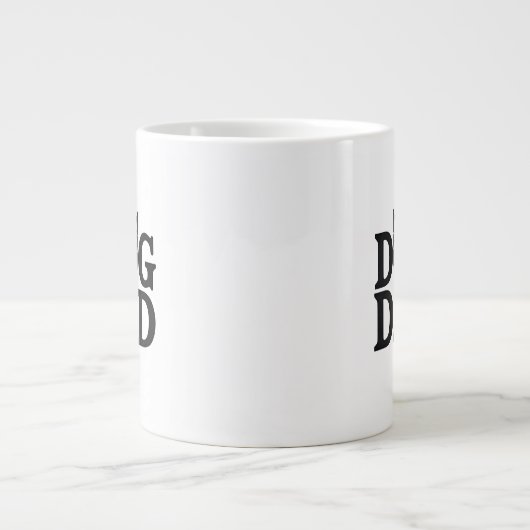 Proud Dog Dad Apparel & Accessories Grote Koffiekop (Voorkant)