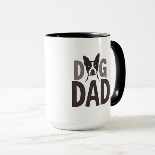 Proud Dog Dad Apparel & Accessories Mok (Voorkant rechts)