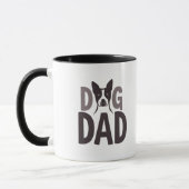 Proud Dog Dad Apparel & Accessories Mok (Links)