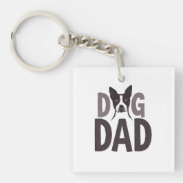 Proud Dog Dad Apparel & Accessories Sleutelhanger