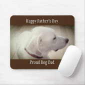 Proud Dog Dad Dark Brown Muismat (Met muis)