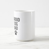 Proud Dog Dad - Funny Pet Lover Gift voor mannen Koffiemok (Center)