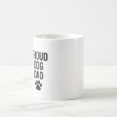 Proud Dog Dad - Funny Pet Lover Gift voor mannen Koffiemok (Center)