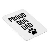 Proud Dog Dad - Funny Pet Lover Gift voor mannen Magneet (Rechterzijde)