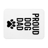 Proud Dog Dad - Funny Pet Lover Gift voor mannen Magneet (Horizontaal)
