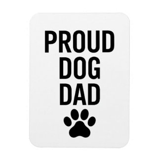 Proud Dog Dad - Funny Pet Lover Gift voor mannen Magneet