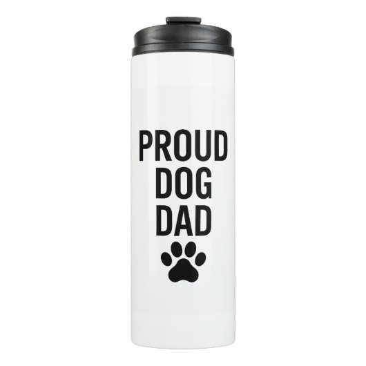 Proud Dog Dad - Funny Pet Lover Gift voor mannen Thermosbeker (Voorkant)