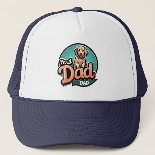 Proud Dog Dad Trucker Pet (Voorkant)