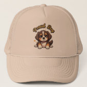 Proud Dog Mama Trucker Pet (Voorkant)