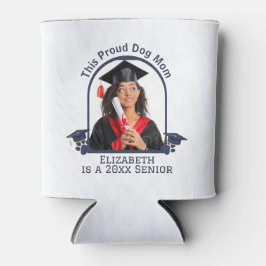 Proud Dog Mum is een Senior - Custom Afstuderen Blikjeskoeler