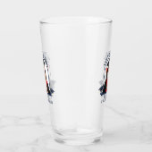 Proud Dog Mum is een Senior - Custom Afstuderen Glas (Rechts)