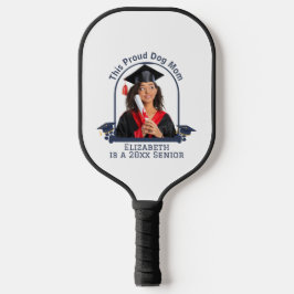Proud Dog Mum is een Senior - Custom Afstuderen Pickleball Paddle