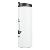 Proud Dog Mum is een Senior - Custom Afstuderen Thermosbeker (Geroteerd rechts)