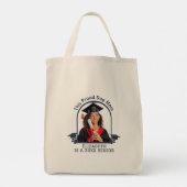 Proud Dog Mum is een Senior - Custom Afstuderen Tote Bag (Achterkant)
