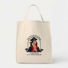 Proud Dog Mum is een Senior - Custom Afstuderen Tote Bag