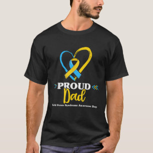 Proud Down Syndroom Pap Awareness Shirten T21 Papa T-shirt