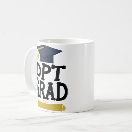 Proud DPT Afstudeerder Doctor in de Fysieke Mok (Voorkant links)