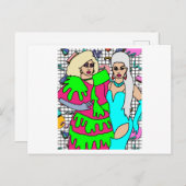 Proud Drag Queen geïnspireerd Briefkaart (Voorkant / Achterkant)