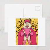 Proud Drag Queen geïnspireerd Briefkaart (Voorkant / Achterkant)