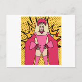 Proud Drag Queen geïnspireerd Briefkaart (Voorkant)