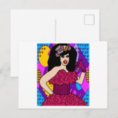 Proud Drag Queen geïnspireerd Briefkaart (Voorkant / Achterkant)