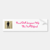 Proud Drill Sergeant Wife Bumpersticker (Voorkant)