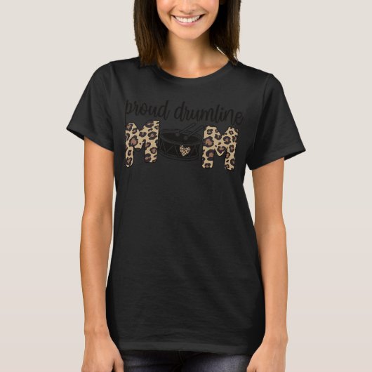 Proud Drumline Mama Drumline Mama T-shirt (Voorkant)