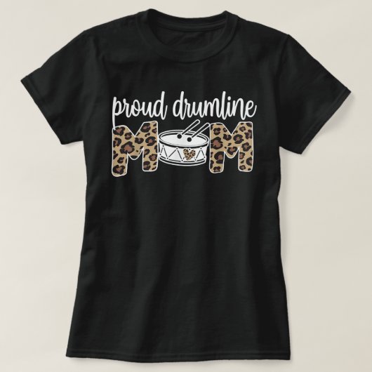 Proud Drumline Mama Drumline Mama T-shirt (Design voorkant)