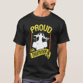 Proud Drummer Drumming Intrument Drum T-shirt (Voorkant)