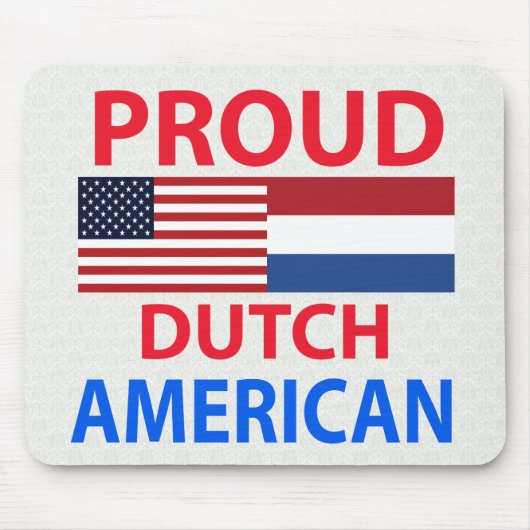 Proud Dutch American Muismat (Voorkant)