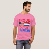 Proud Dutch American T-shirt (Voorkant volledig)