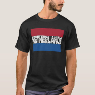 Proud Dutch Roots Nederland vlag Nederlands erfgoe T-shirt