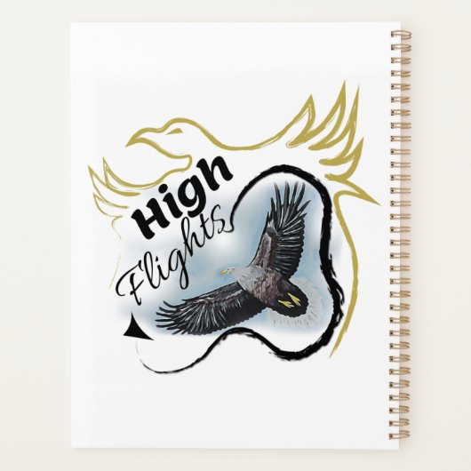 Proud Eagle the sky is de grens Planner (Achterkant)