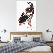 Proud Eagle Wrapped Canvas Afdruk (Insitu (Slaapkamer))