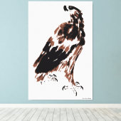 Proud Eagle Wrapped Canvas Afdruk (Insitu (Houten vloer))
