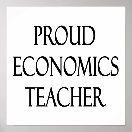 Proud Economics Poster (Voorkant)
