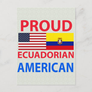 Proud Ecuadorian American Briefkaart