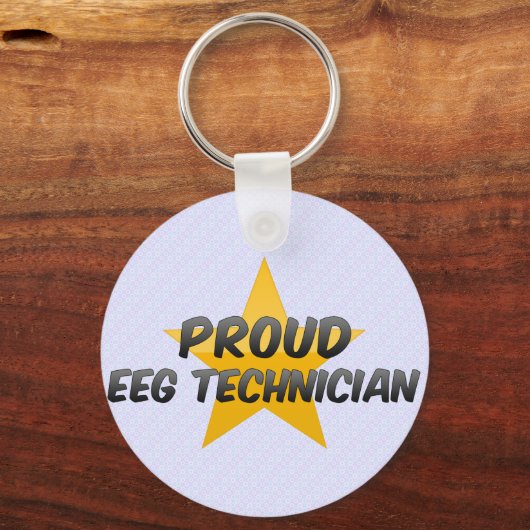 Proud Eeg-technicus Sleutelhanger (Voorkant)