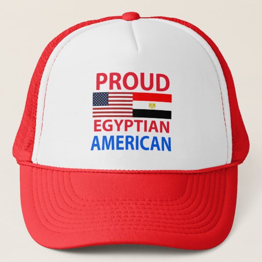 Proud Egyptisch-Amerikaans Trucker Pet (Voorkant)