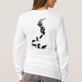 "Proud eigenaar een rat!" Hoodie T-shirt (Achterkant)