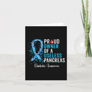 Proud Eigenaar van een nutteloze pancreas Gift Dia Kaart